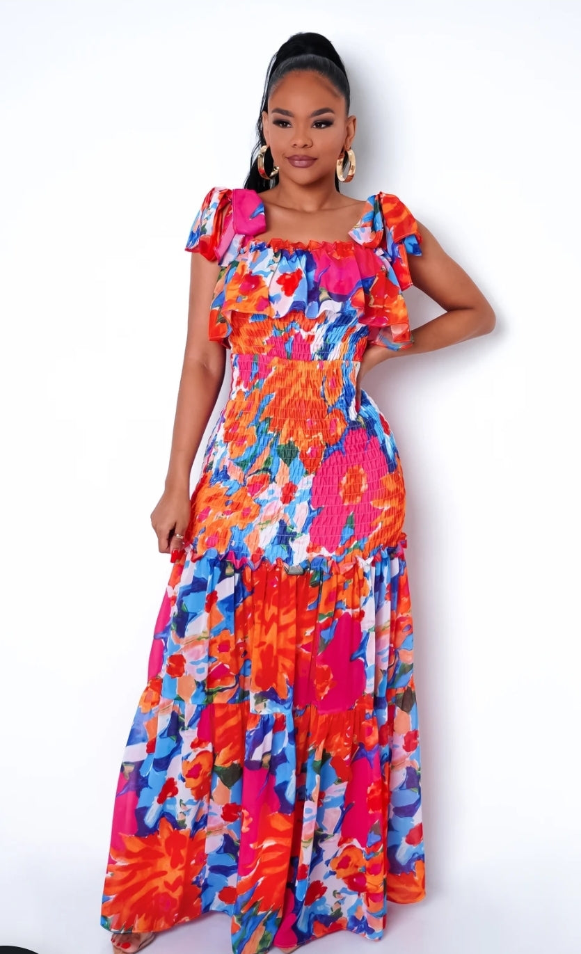 Summer Garden Maxi dress